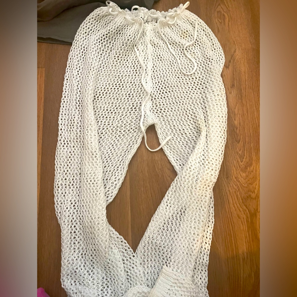 swim mesh coverup pant